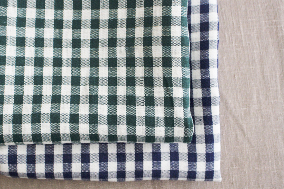 linen gingham photo リネンギンガム